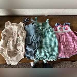 Baby girl 12 month summer bundle